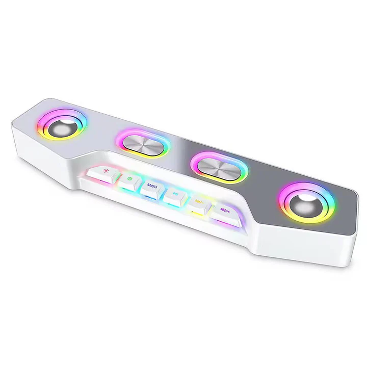 Bluetooth Lautsprecher für den Desktop mit RGB-Effekten