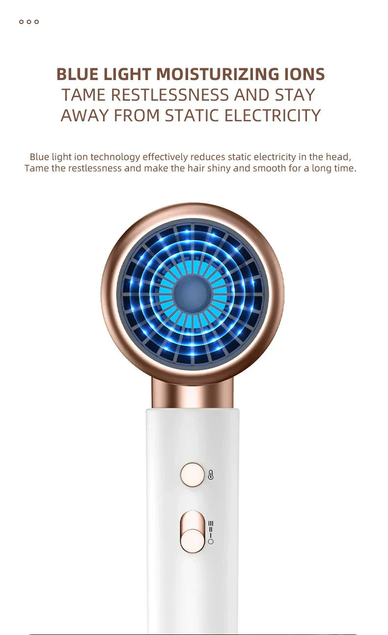 High-Performance Hair Dryer with Smart Ionic Care