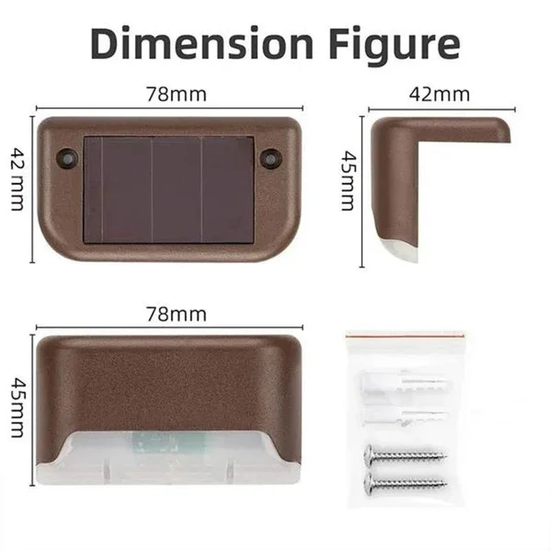 Solare Treppenlichter Set – Beleuchtung für Sicherheit und Stil