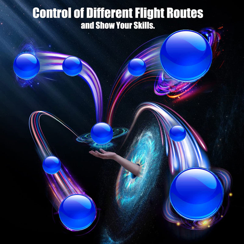 LED-Flugball mit magischen Lichteffekten
