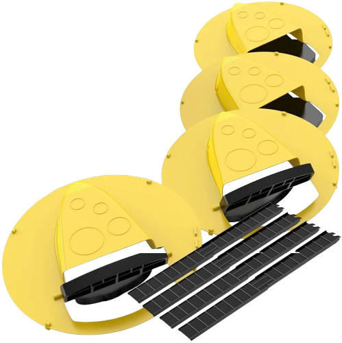 4er-Pack Eimerdeckel Mausefalle