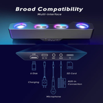 Bluetooth Lautsprecher für den Desktop mit RGB-Effekten
