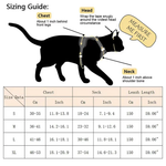 Reflektierendes Katzen-Geschirr mit Leine – Set