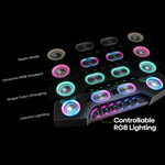 Bluetooth Lautsprecher für den Desktop mit RGB-Effekten