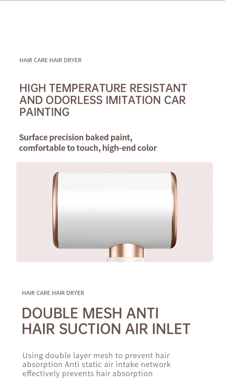 Professional Hair Dryer 2400W | Fast & Gentle for Perfect Styles