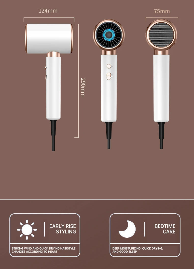 Professional Hair Dryer 2400W | Fast & Gentle for Perfect Styles
