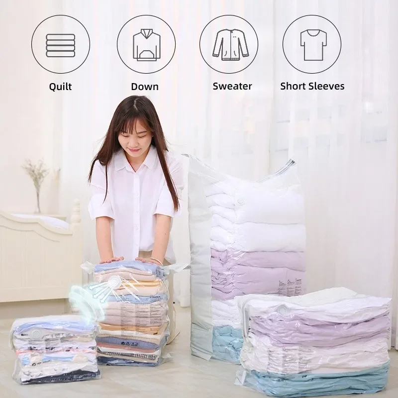Space-saver - The self-compressing storage bag