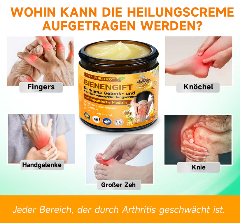 Bienen-Vitalcreme für schnelle Schmerzlinderung