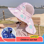 Sonnenhut für Kinder mit UPF 50+ - Verstellbare Kinnbänder und breiter Krempe