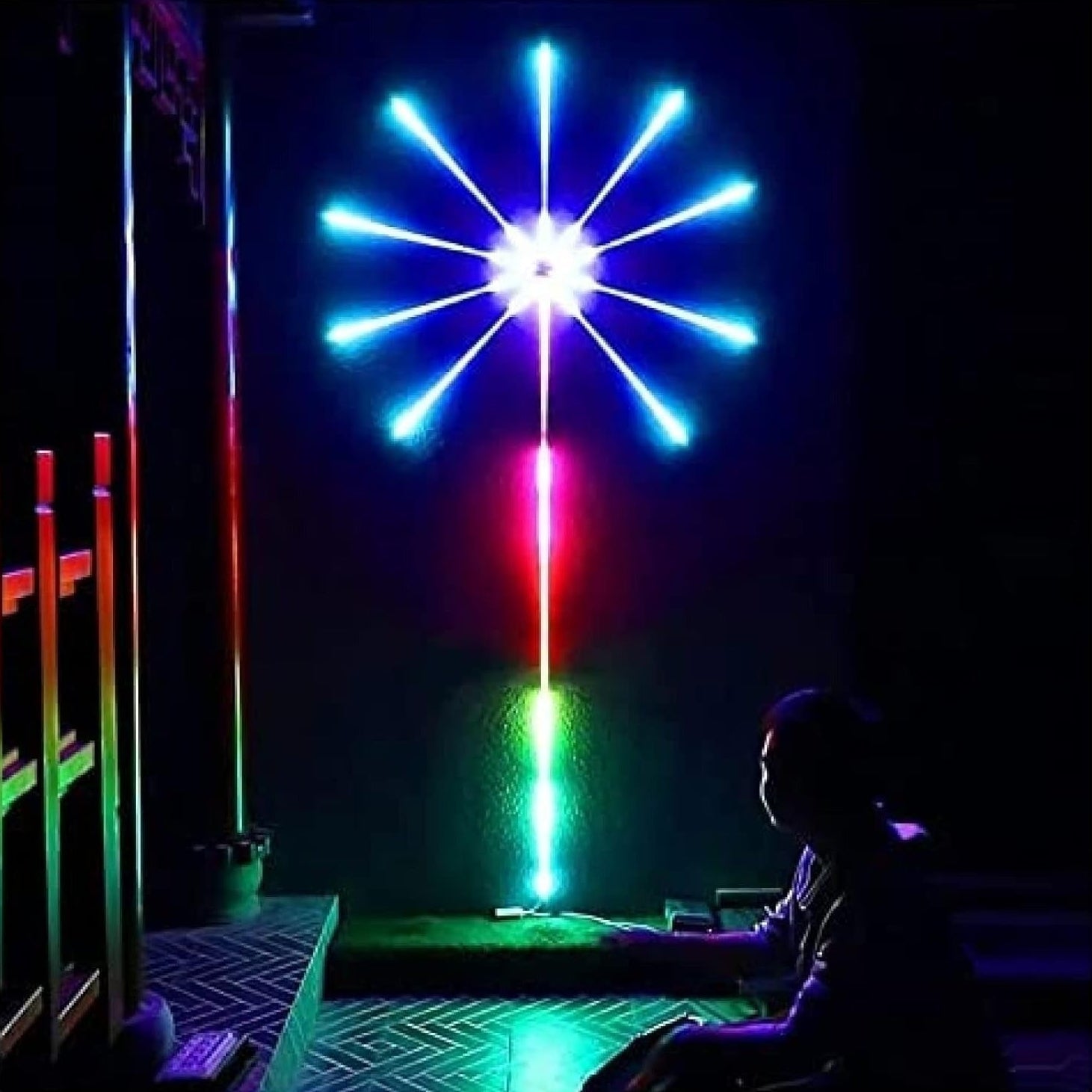 Farbige LED Lichtleisten mit Musiksynchronisation und Fernbedienung