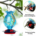 Glas Hängender Vogel Futterspender