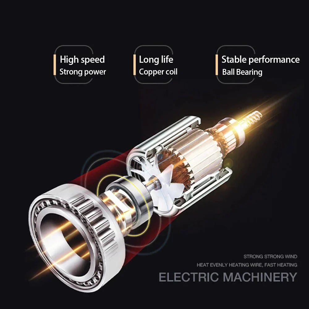 High-Performance Hair Dryer with Smart Ionic Care
