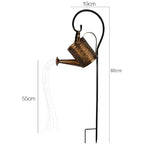 Solarbetriebene Gartenlampe mit beruhigendem Regengeräusch – Gießkanne Design