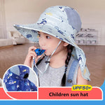 Sonnenhut für Kinder mit UPF 50+ - Verstellbare Kinnbänder und breiter Krempe