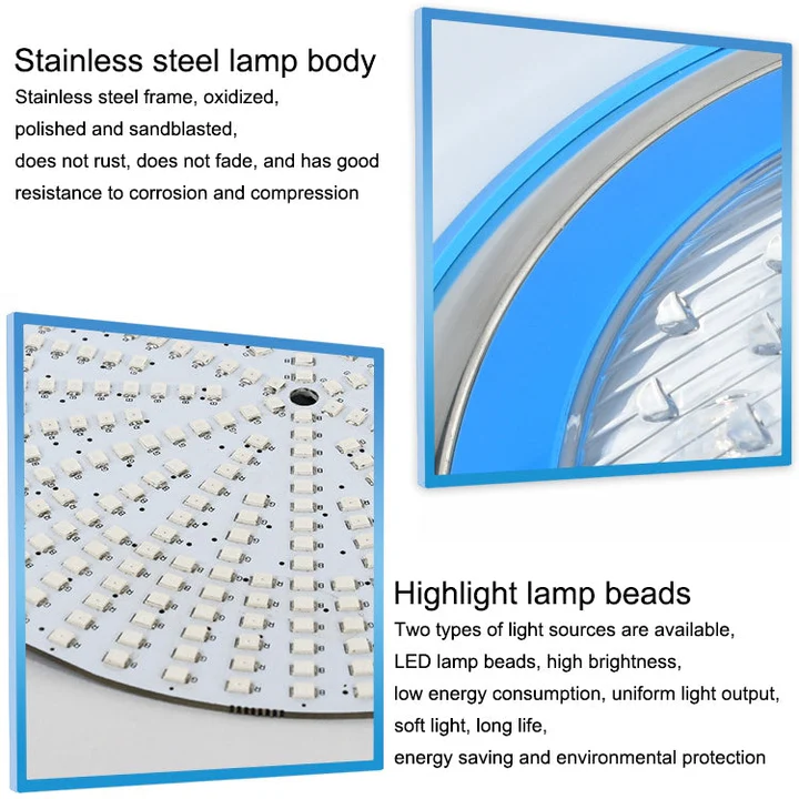 15W LED Wandmontierte Poolbeleuchtung aus Edelstahl