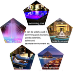 15W LED Wandmontierte Poolbeleuchtung aus Edelstahl