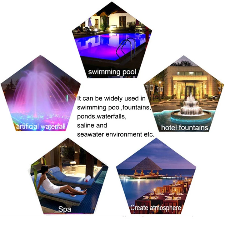 15W LED Wandmontierte Poolbeleuchtung aus Edelstahl