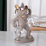 Eleganter Hunde-Figuren-Weinglashalter – Stilvolles Tischaccessoire