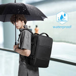 Wasserdichter erweiterbarer Rucksack für Reisen – Hohe Kapazität & Diebstahlschutz
