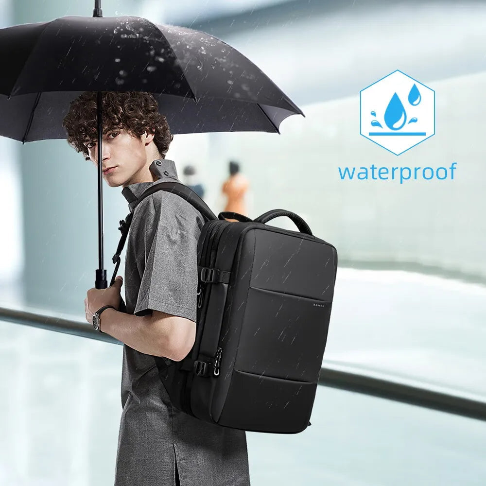 Wasserdichter erweiterbarer Rucksack für Reisen – Hohe Kapazität & Diebstahlschutz
