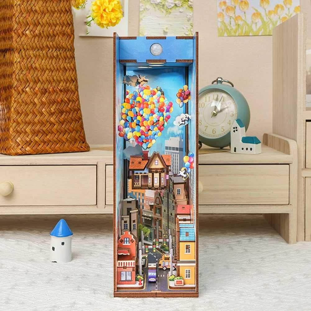 Magisches 3D Holz Puzzle Buchregal Set | Fantasiewelt