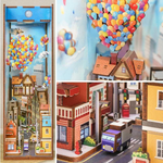 Magisches 3D Holz Puzzle Buchregal Set | Fantasiewelt