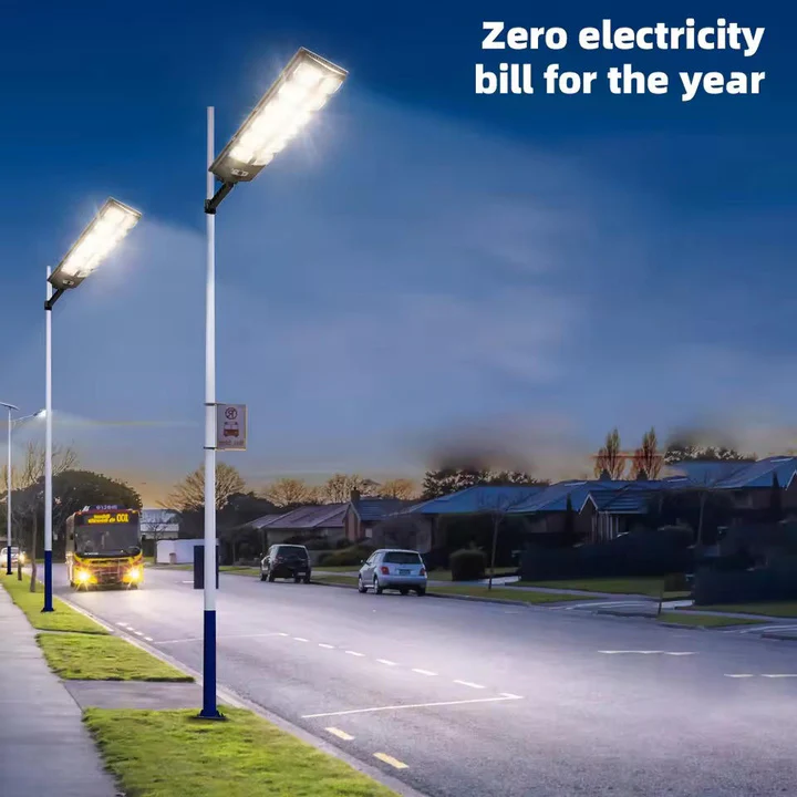 Solarbetriebene Straßenlampe für den Außenbereich