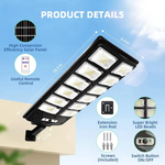 Solarbetriebene Straßenlampe für den Außenbereich