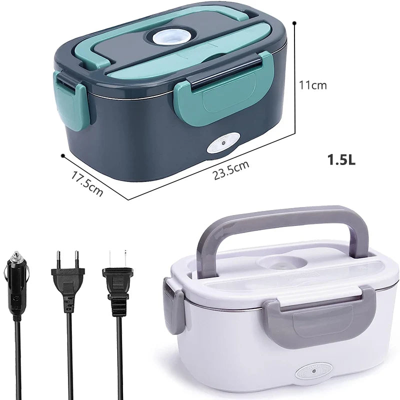 Elektrische Lunchbox WarmMee – Tragbarer 1,5L Essenswärmer für Auto & Zuhause