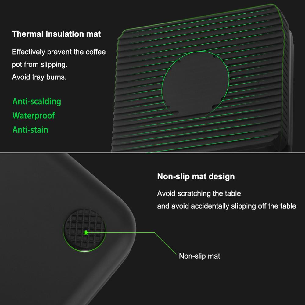 Digitale Küchenwaage mit Timer – Tragbare Kaffeewaage
