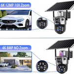 Kabellose 4K Überwachungskamera mit Solarenergie