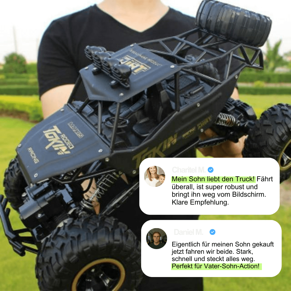 Remote Control Monster Truck for All Terrains - Suitable for Kids and Adults