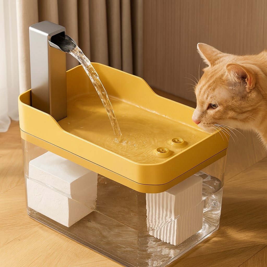 Automatischer Trinkbrunnen für Katzen und Hunde – Mühelose Hydration
