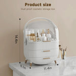 Waterproof Cosmetic Storage Case - Dustproof Makeup Organizer