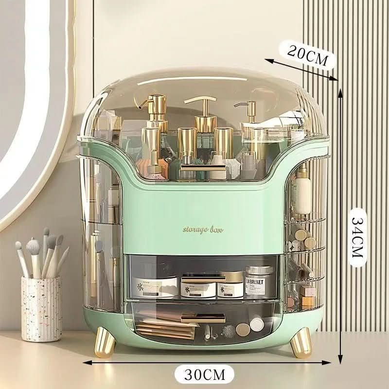 Waterproof Cosmetic Storage Case - Dustproof Makeup Organizer