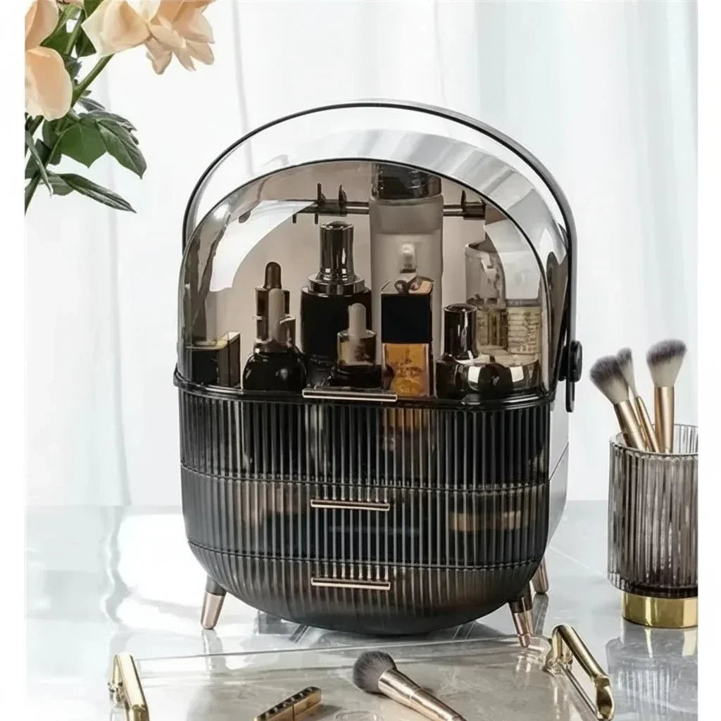 Waterproof Cosmetic Storage Case - Dustproof Makeup Organizer