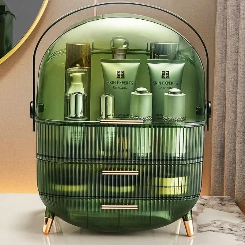 Waterproof Cosmetic Storage Case - Dustproof Makeup Organizer