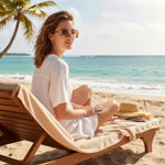 Elegant sunglasses with a robust metal frame and UV protection