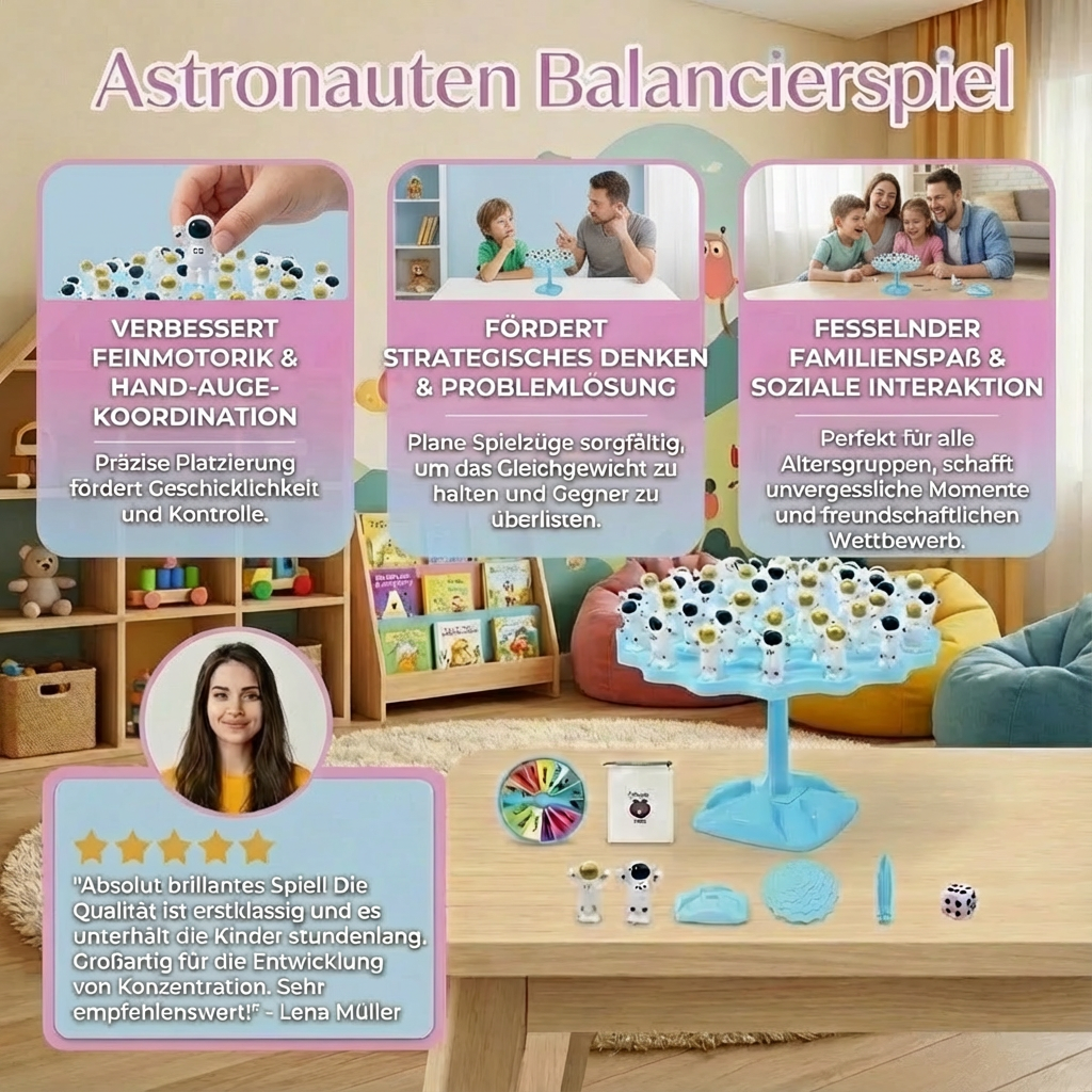 Balancierspiel für Astronauten