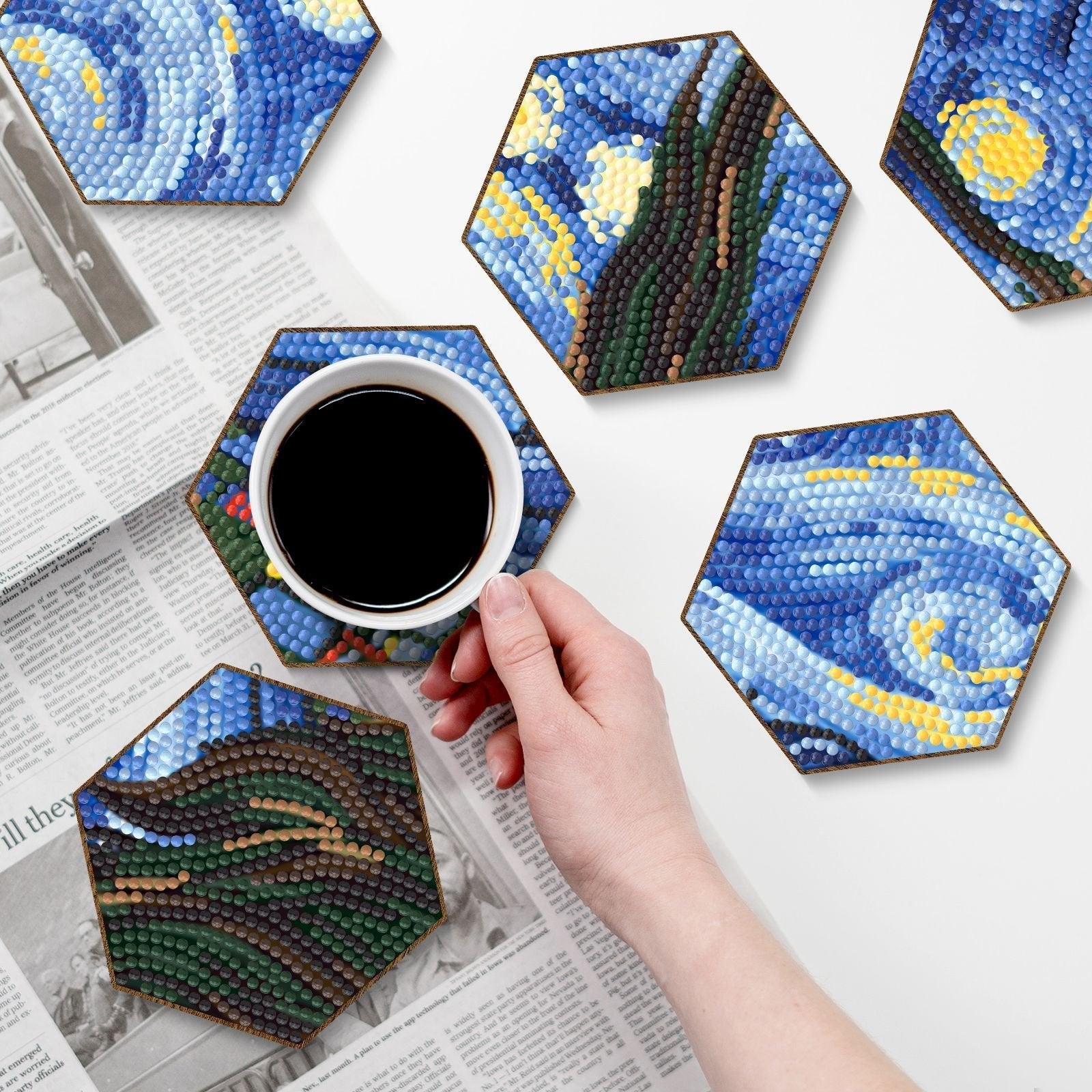 Creative Honeycomb Coasters – Add Style to Your Table