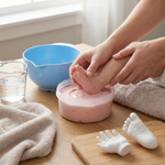 Erinnerungsset für Eltern – Baby Hand- und Fußabdruck-Kit