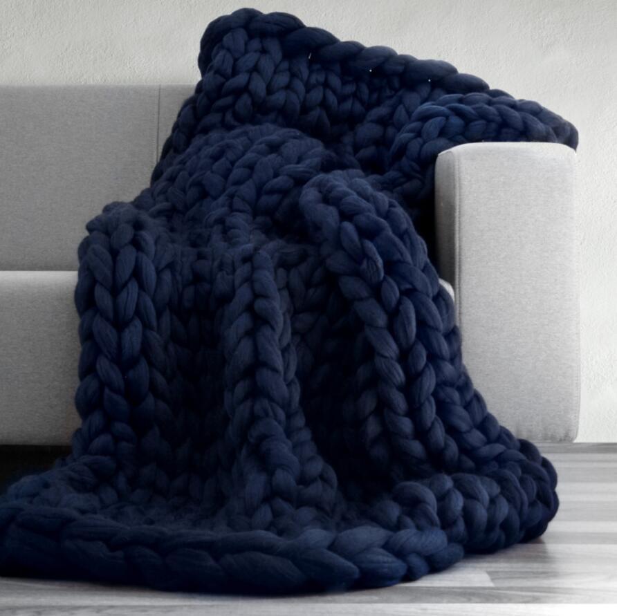 Kuschelige Strickdecke für ultimativen Komfort