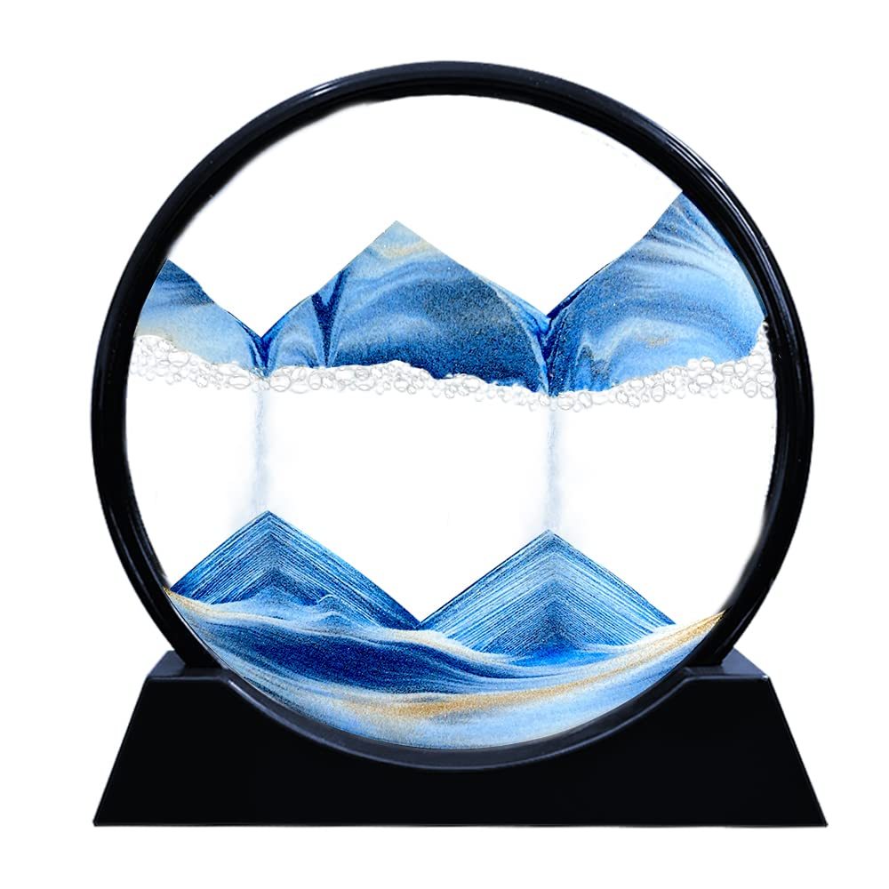 Sandlandschaft im Glas – Entspannende Tischdekoration