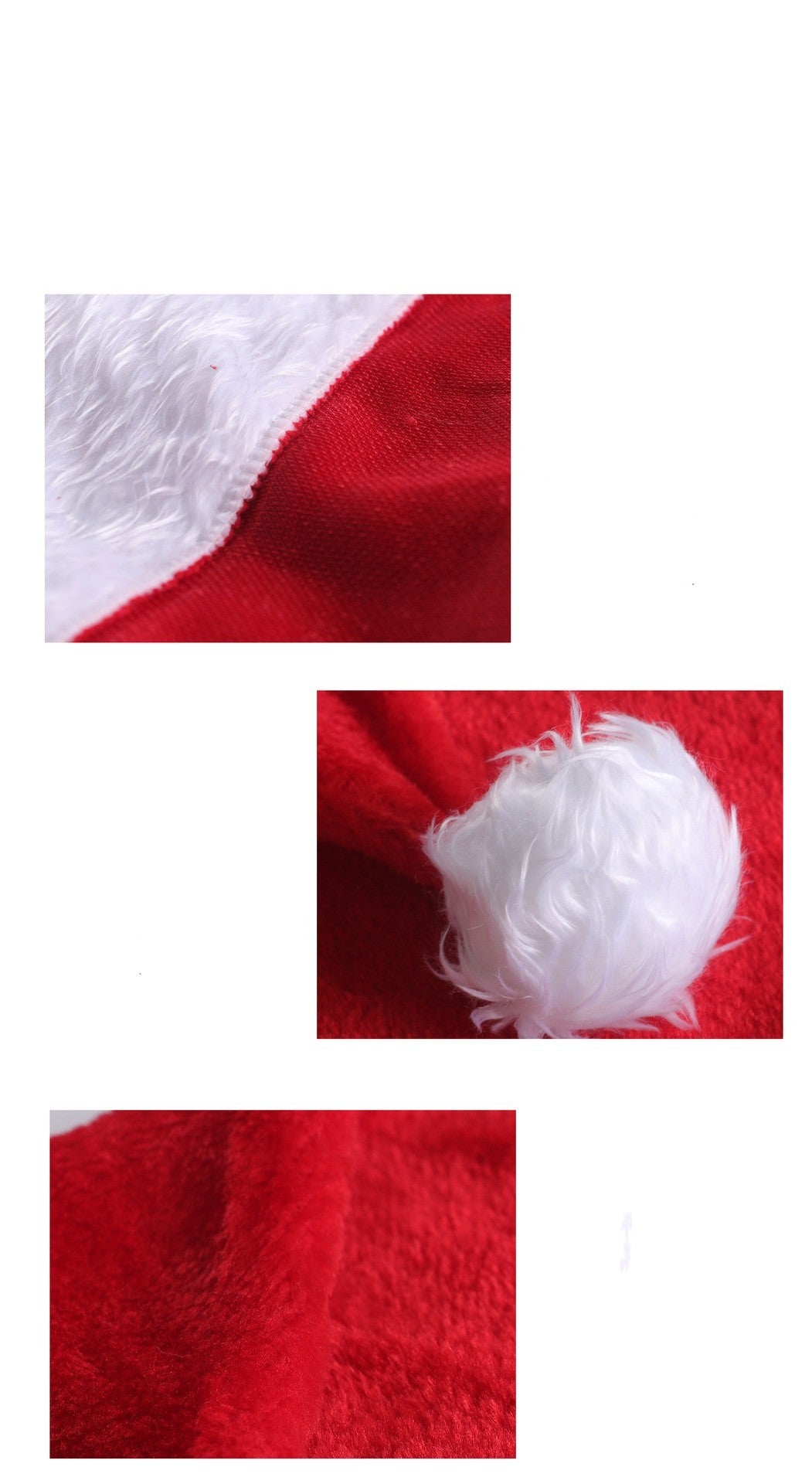 Beleuchtete Weihnachtsmütze mit LED-Lichtern – Weiche Plüsch-Santa-Mütze