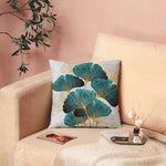 Natural Charm | Cuddly Cushion Cover with Plant Motif | 45×45 cm