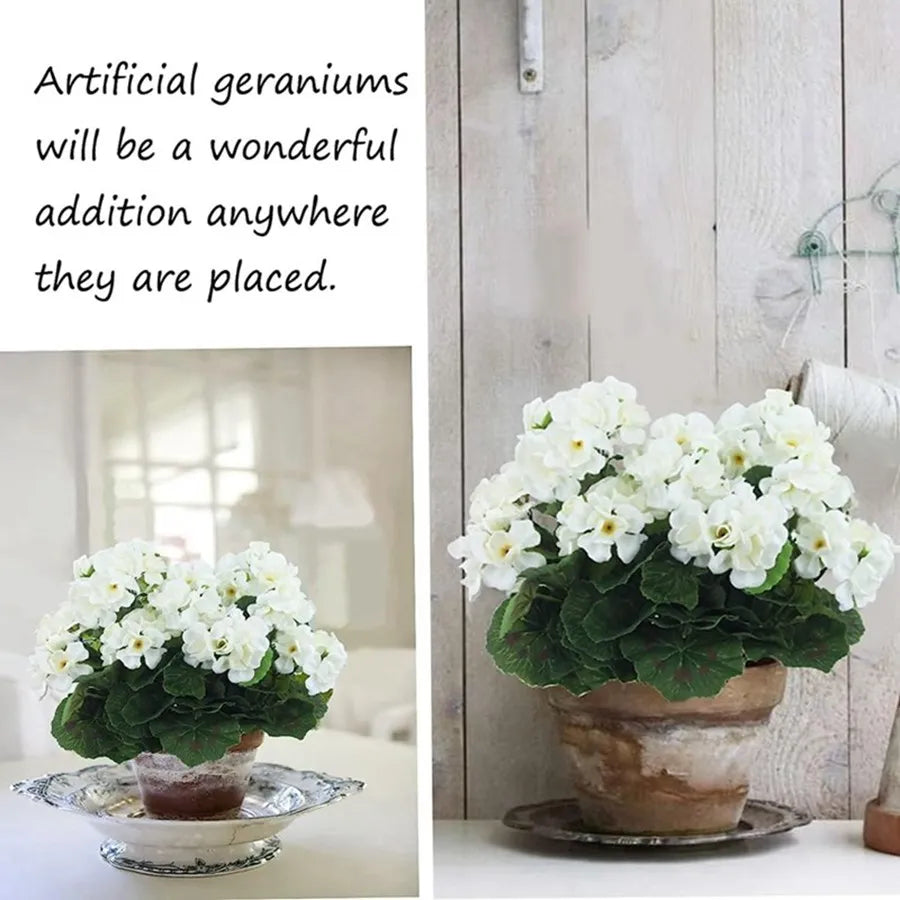 Elegant Artificial Begonia for Wedding and Home Decoration