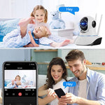 Intelligente Überwachungskamera mit Nachtsicht und WLAN