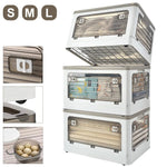 Practical Foldable Storage Box with Wheels – 27 L / 40 L / 53 L