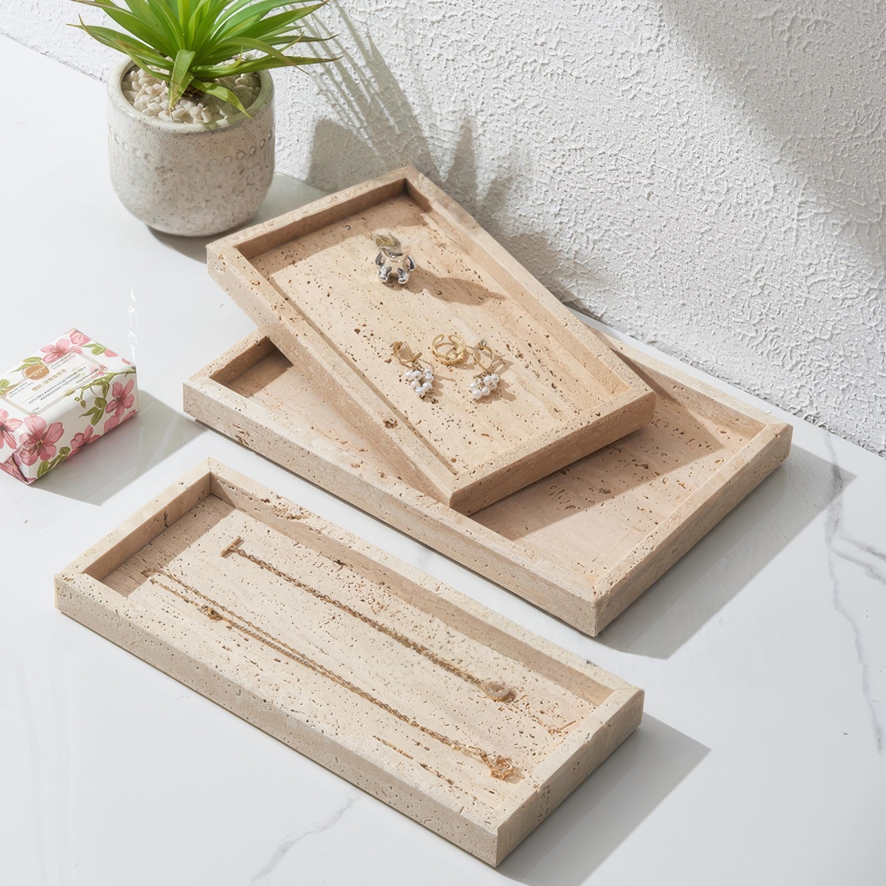 Elegant Marble Serving Tray for Stylish Accents