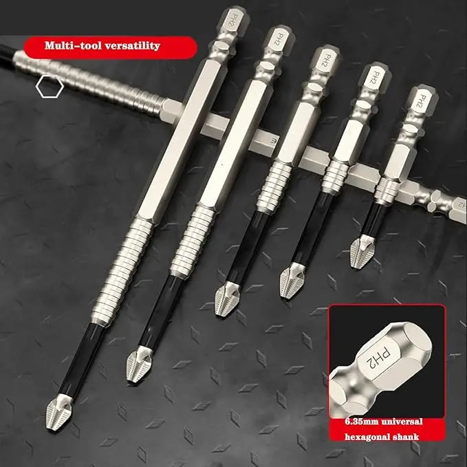 Magnetisches Schraubendreher-Bit Set – 6 Längen für jede Anwendung